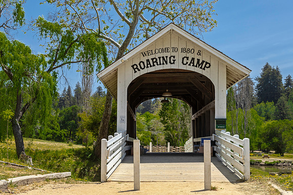 Roaring Camp Covered Bridge 1