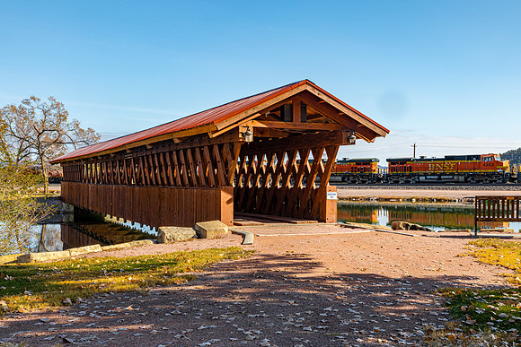Trails, Trains & Pioneers Covered Bridge 2