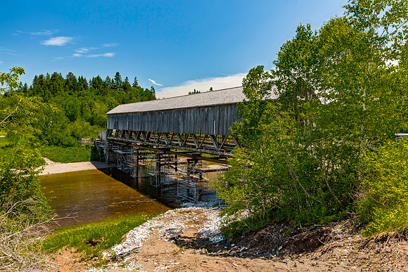 French Village Covered Bridge 1