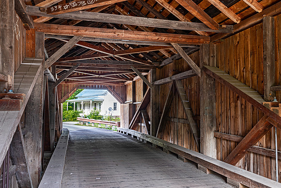 East Fairfield Covered Bridge 5