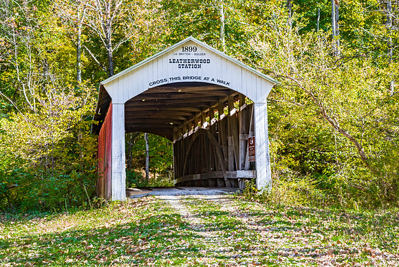 Leatherwood Station Covered Bridge 1