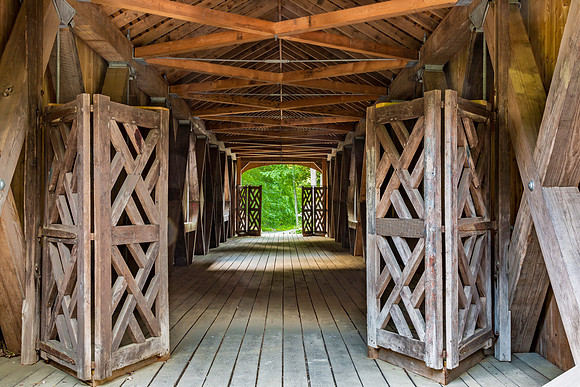 Old Comstock Covered Bridge 2