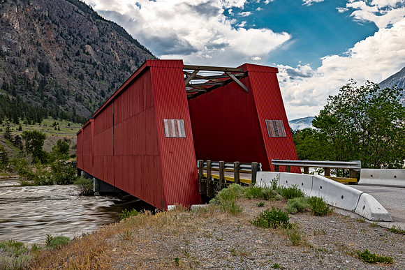 Ashnola River Road Covered Bridge 4