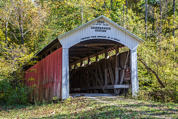 Leatherwood Station Covered Bridge 2