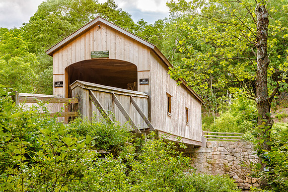 Old Comstock Covered Bridge 1
