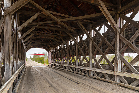 des Pionniers Covered Bridge 3