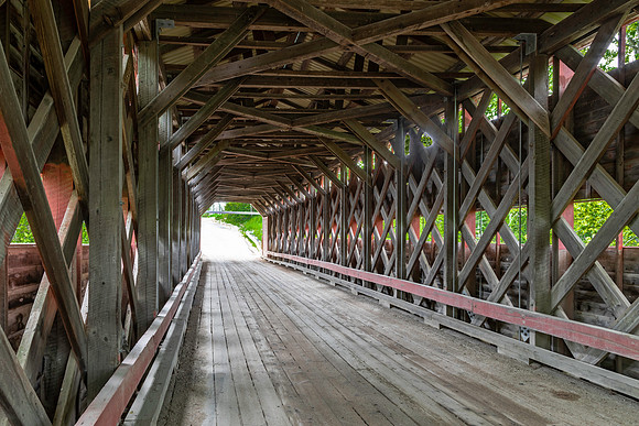 de l'Aigle Covered Bridge 3