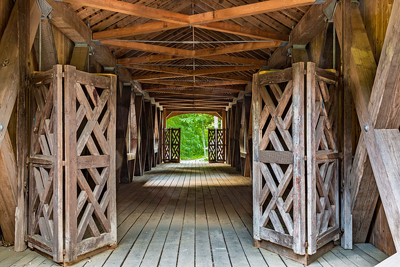 Old Comstock Covered Bridge 2