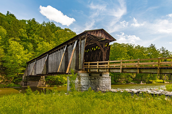 Halls Mills Covered Bridge 3