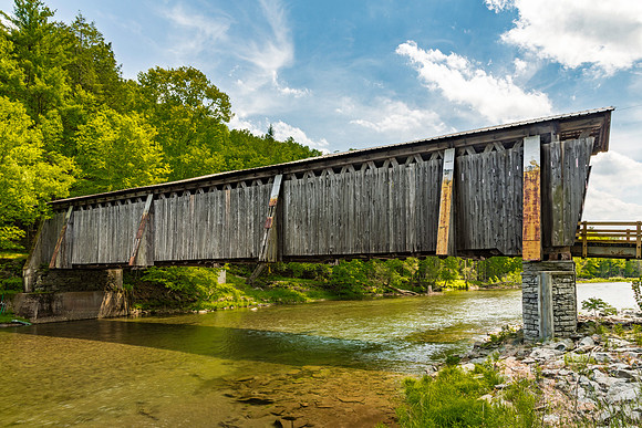 Halls Mills Covered Bridge 4