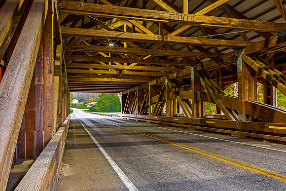 Hueston Woods Covered Bridge 3