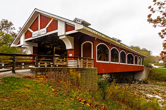 Hueston Woods Covered Bridge 1