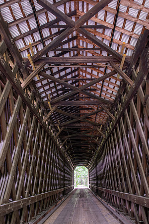Pier Railroad Covered Bridge 4