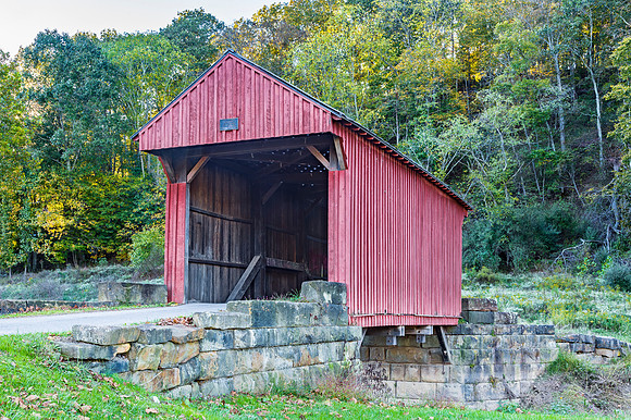 Old Red Covered Bridge