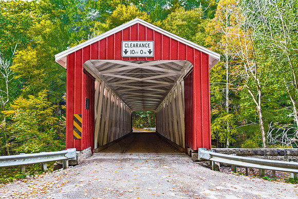 McConnells Mills Covered Bridge 1