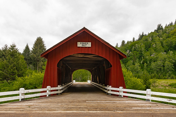 Fisher School Covered Bridge 1
