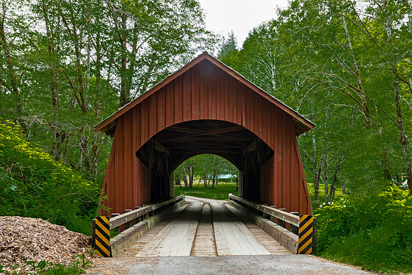 North Fork Yachats River Covered Bridge 1