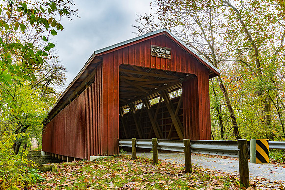 Charleton Mill Road Covered Bridge 2