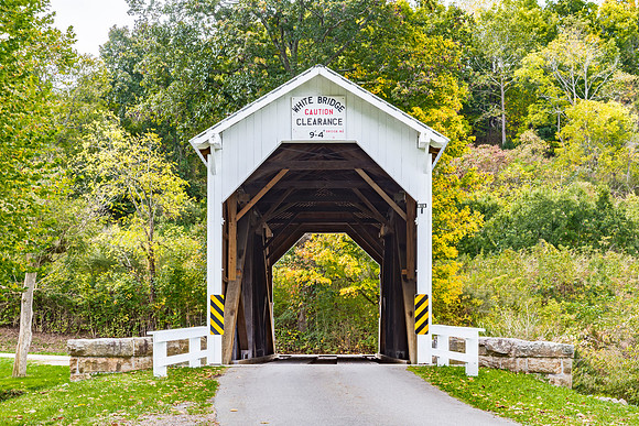 White Covered Bridge 1
