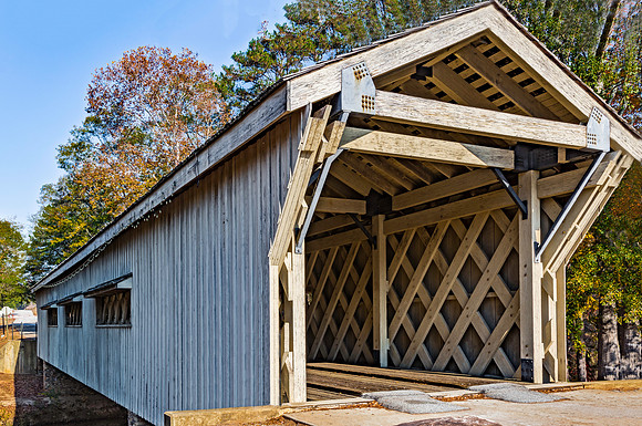 Hurricane Shoals Covered Bridge 1