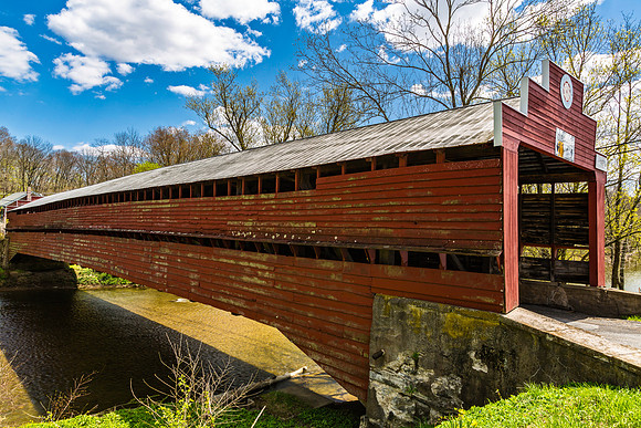 Dreilbelbis Station Covered Bridge 2