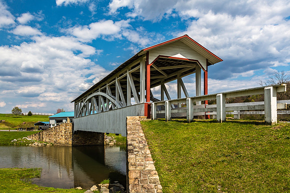 Halls Mill Covered Bridge 1