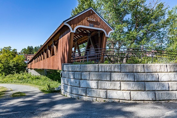 Riverwalk Covered Footbridge 1