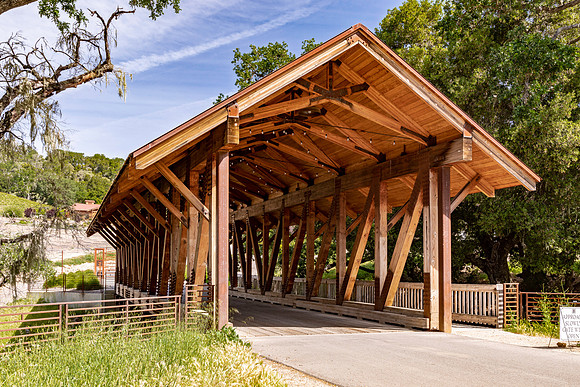 Halter Ranch Covered Bridge 3