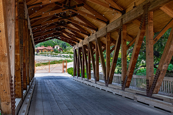 Halter Ranch Covered Bridge 2