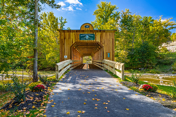 Riverview Covered Footbridge 2
