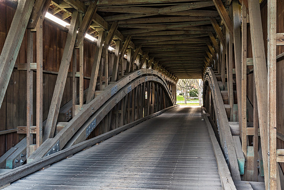 Hunsecker Mill Covered Bridge 5